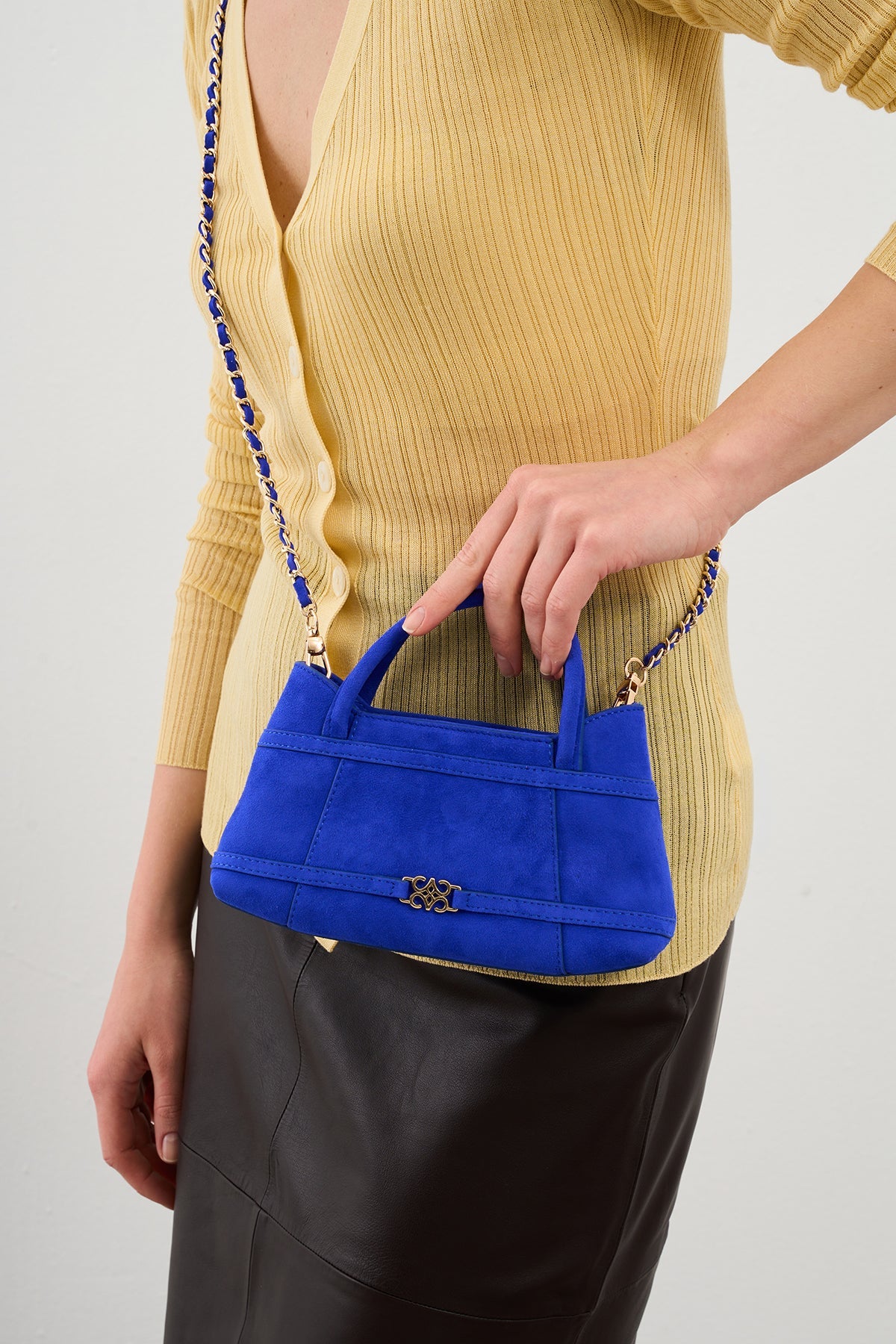 Luna Electric Blue Suede
