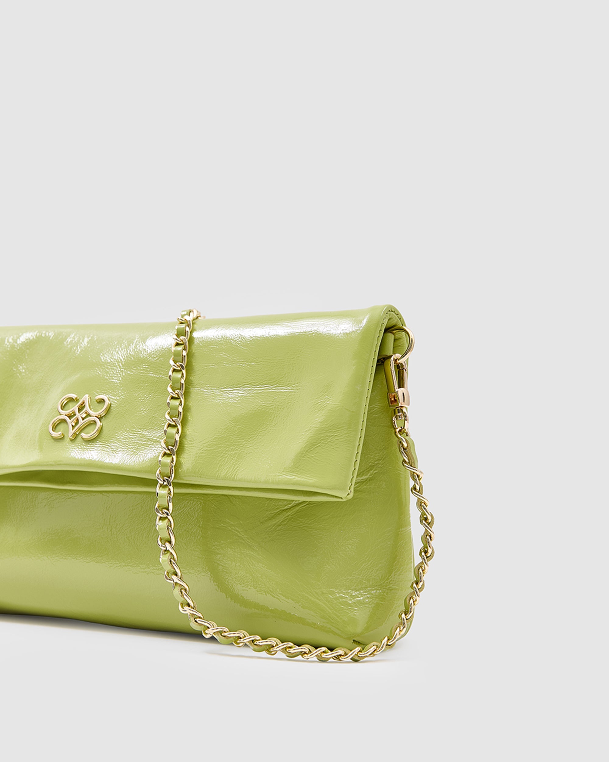 Ira Clutch Pistachio Green