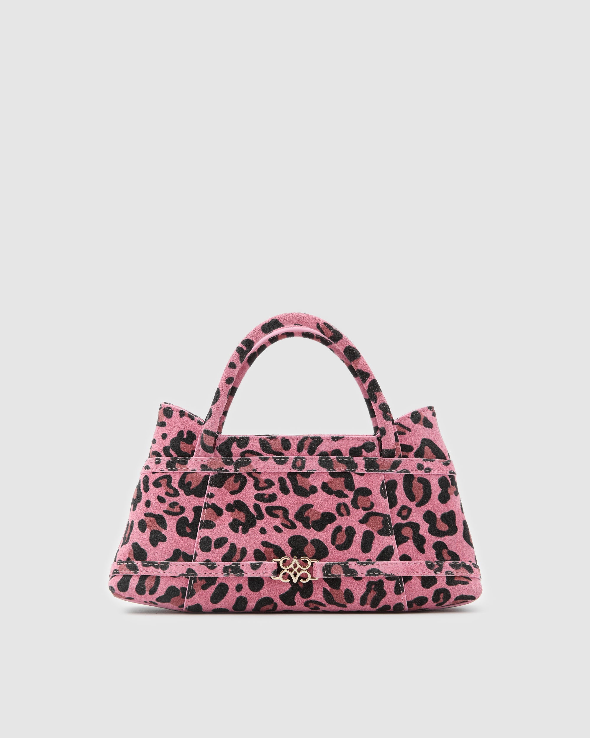 Luna Pink Leopard Suede