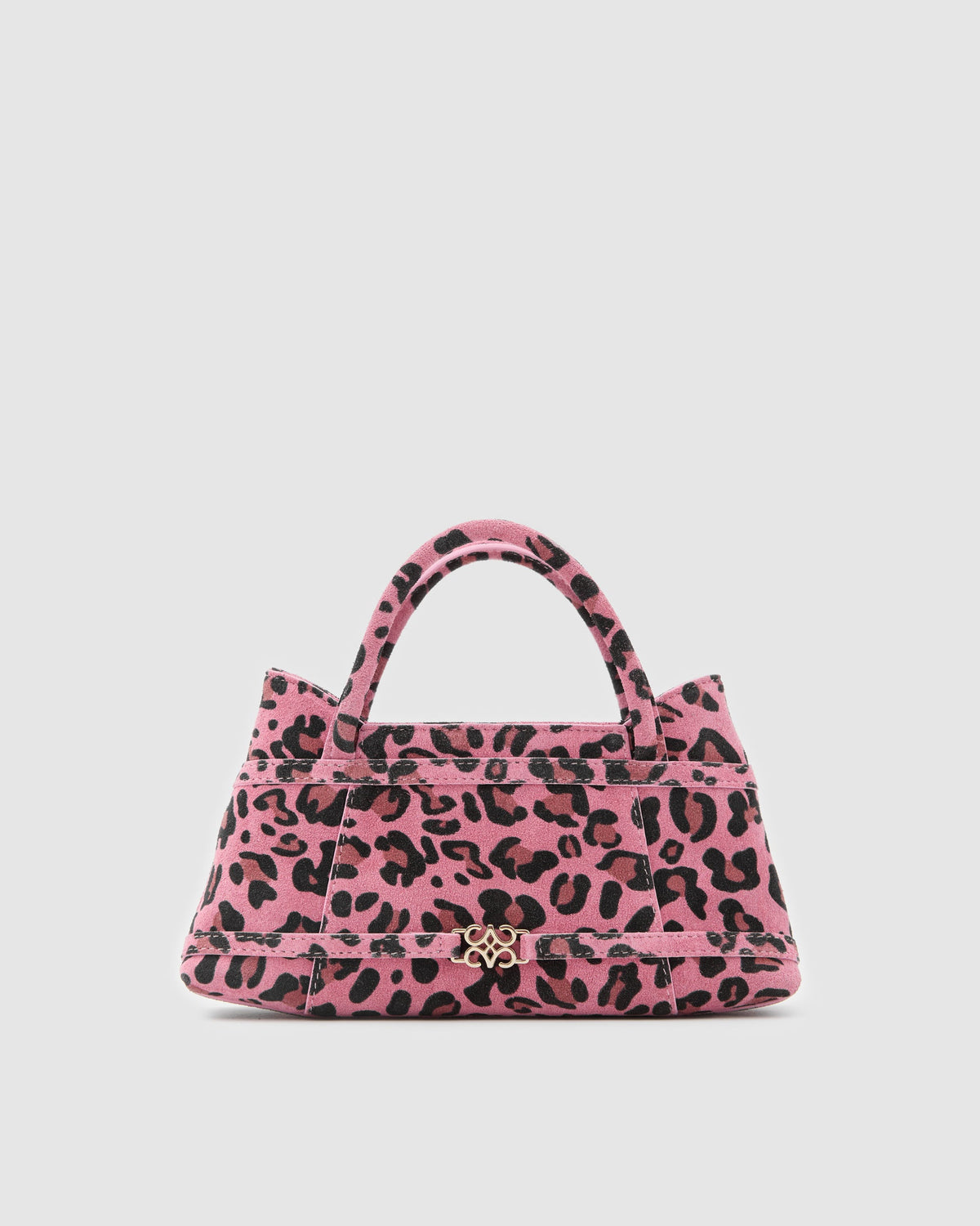 Luna Pink Leopard Suede
