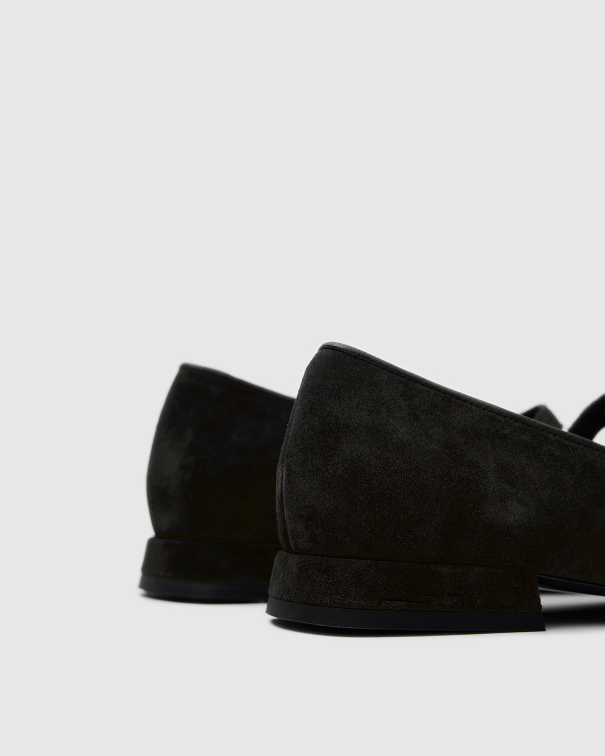 NOA Ballet Flats Black Suede