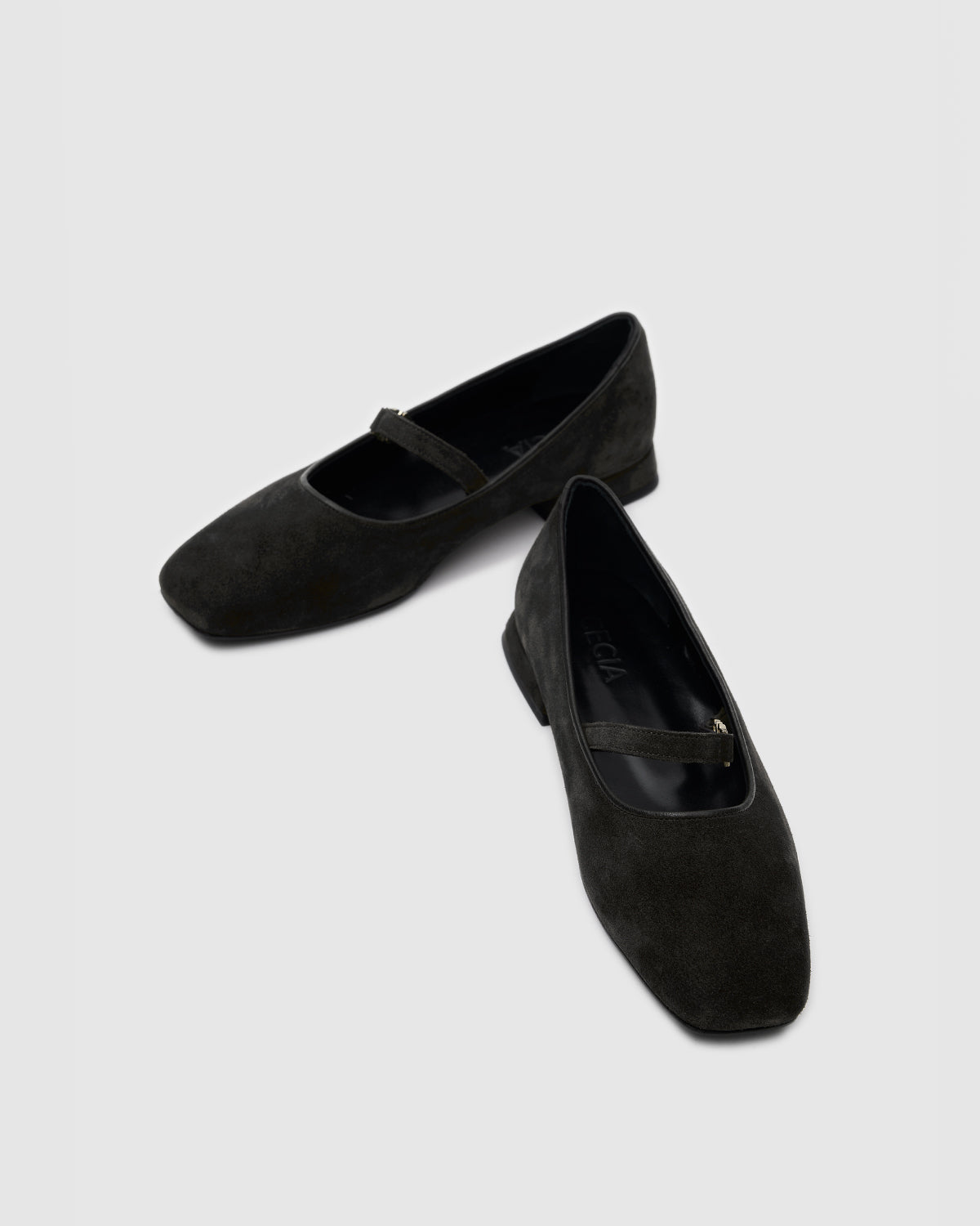 NOA Ballet Flats Black Suede