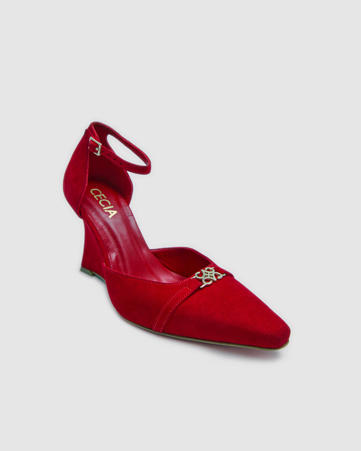 Rhea Red Suede