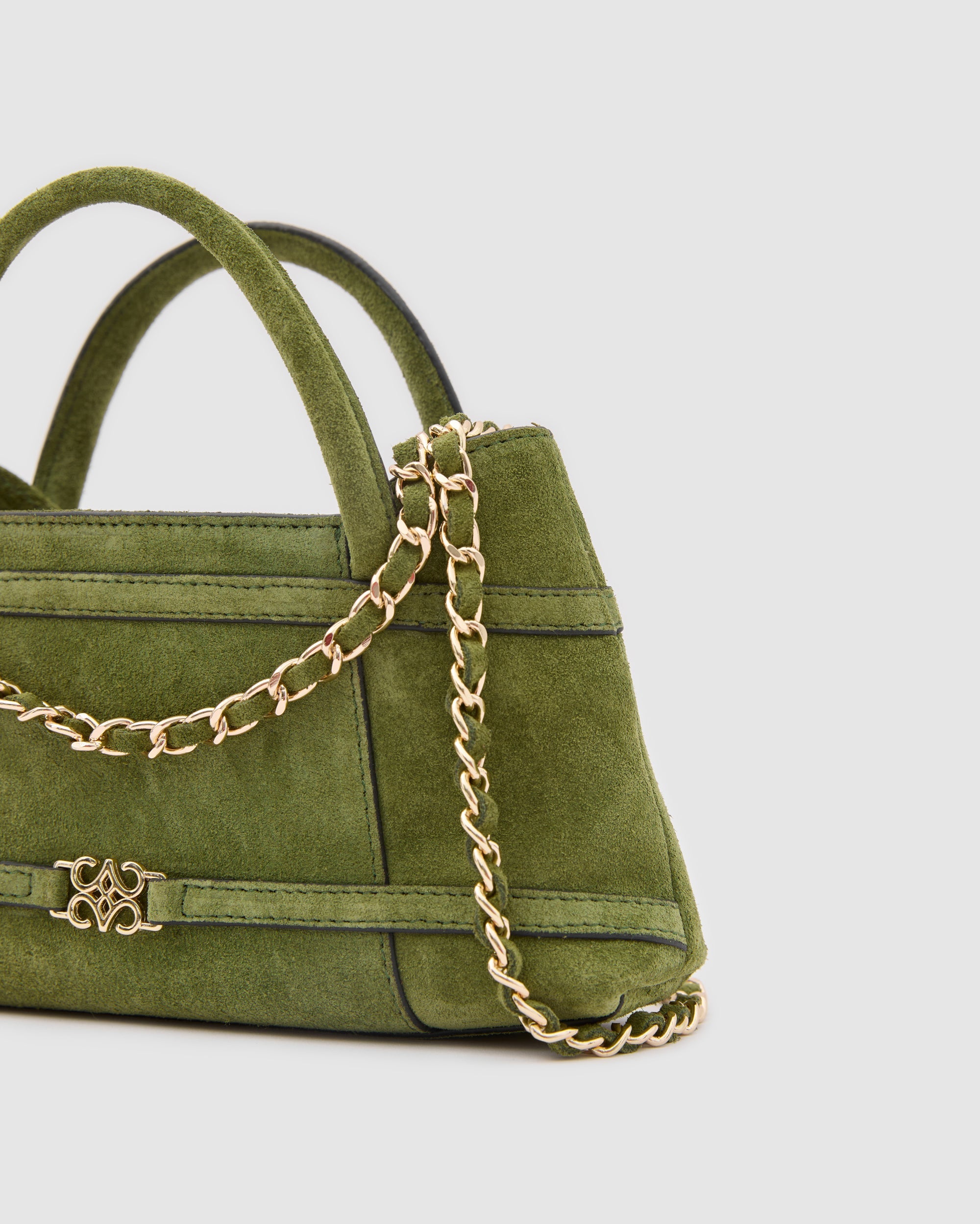 Luna Matcha Suede