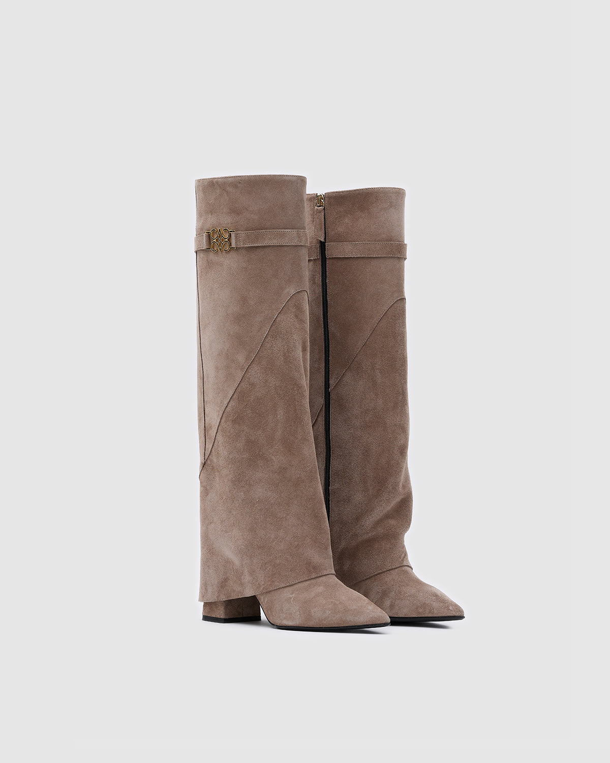 VERA Light Beige Suede