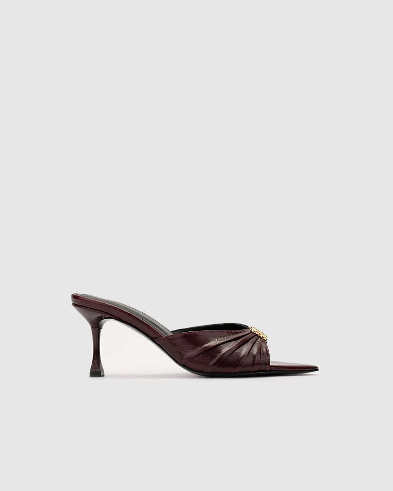 Mona Heels Burgundy