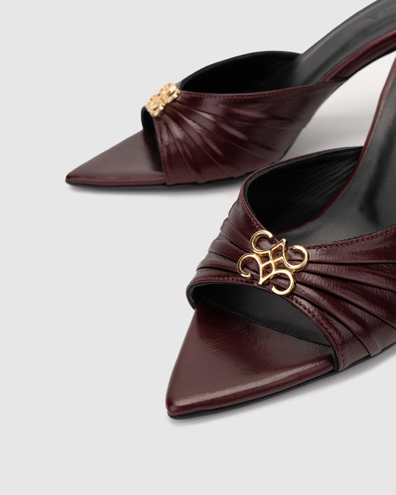 Mona Heels Burgundy