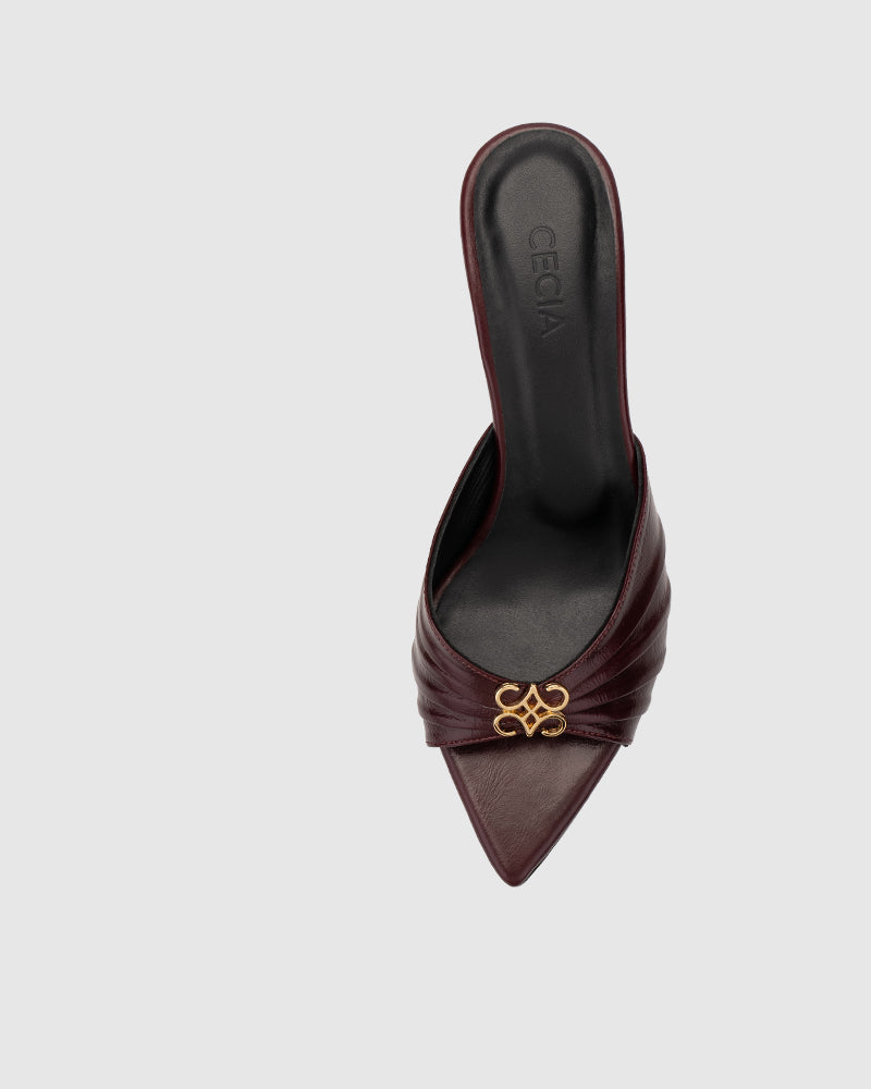 Mona Heels Burgundy