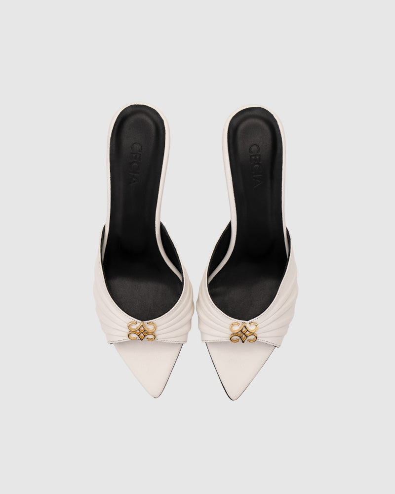 Mona Heels White