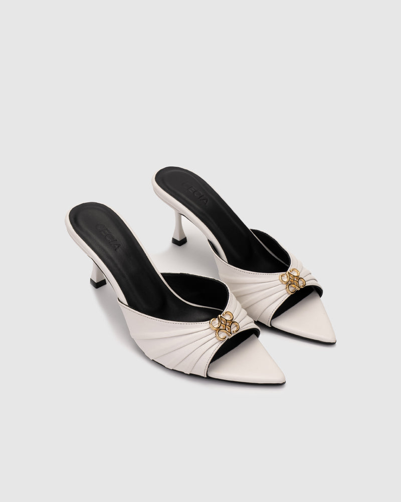 Mona Heels White