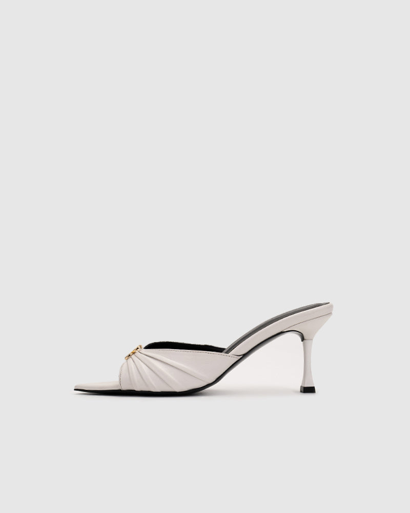 Mona Heels White