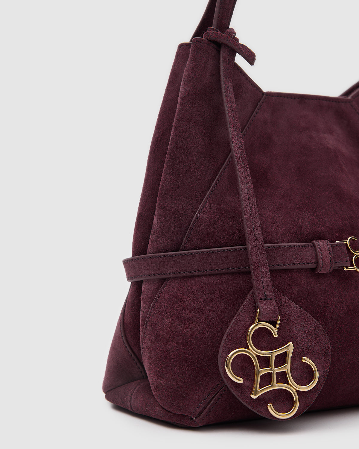 ARIES TOTE Merlot Suede