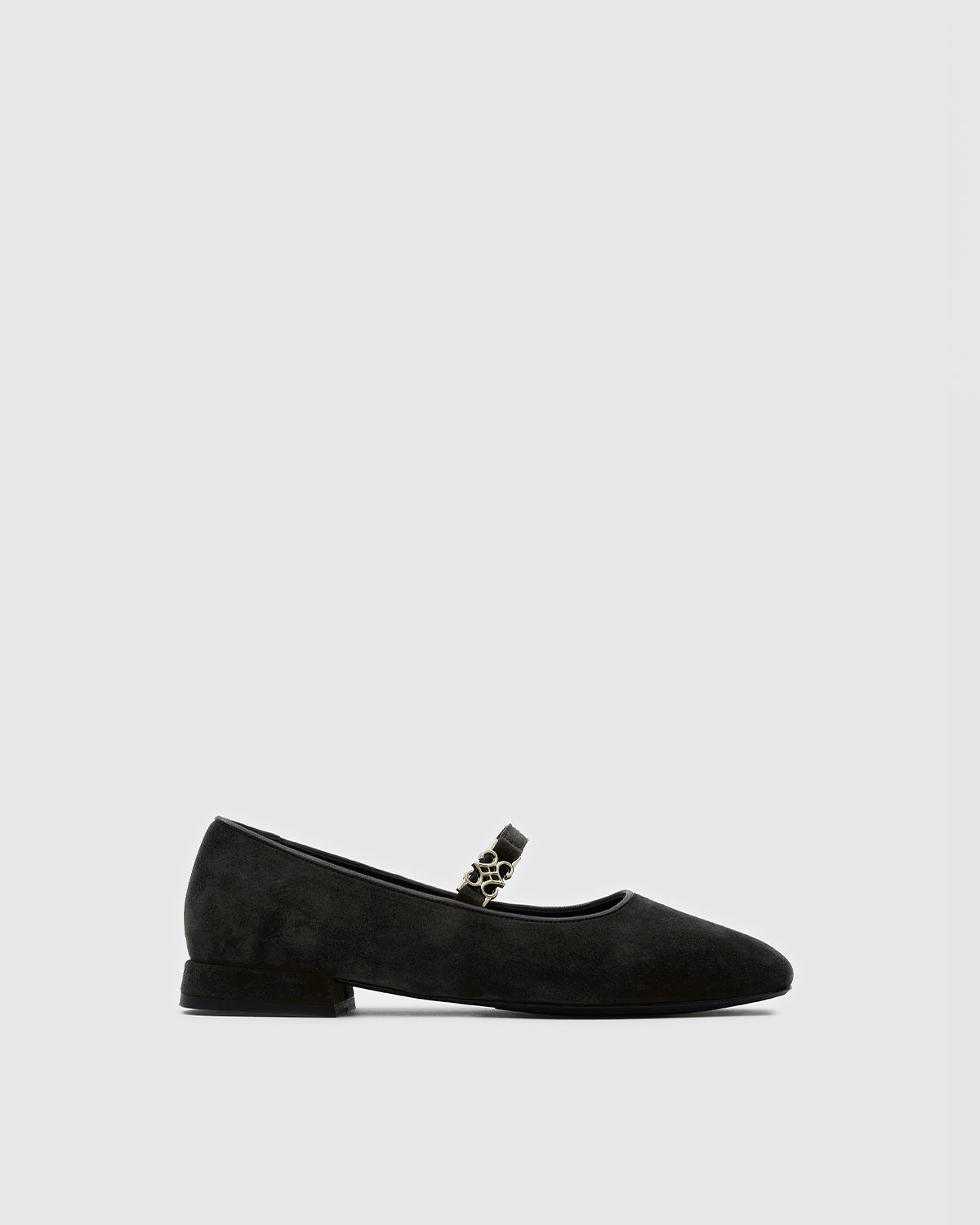 NOA Ballet Flats Black Suede