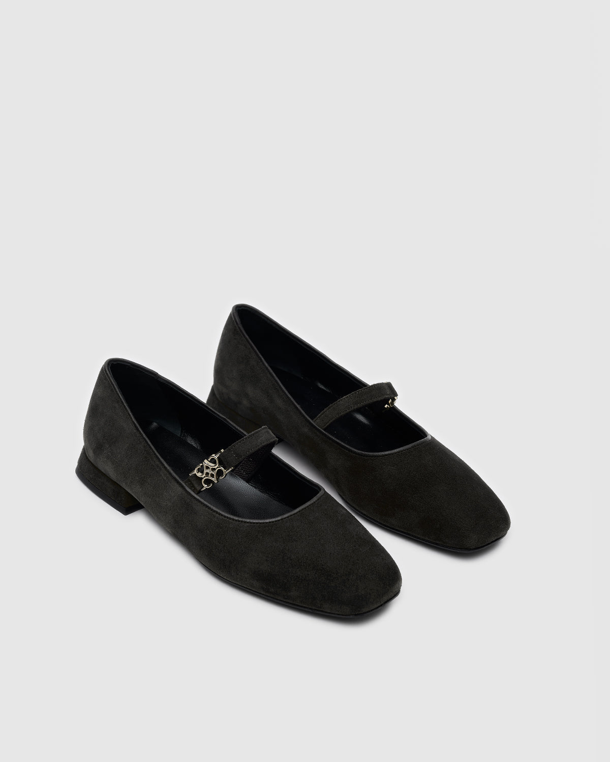 NOA Ballet Flats Black Suede