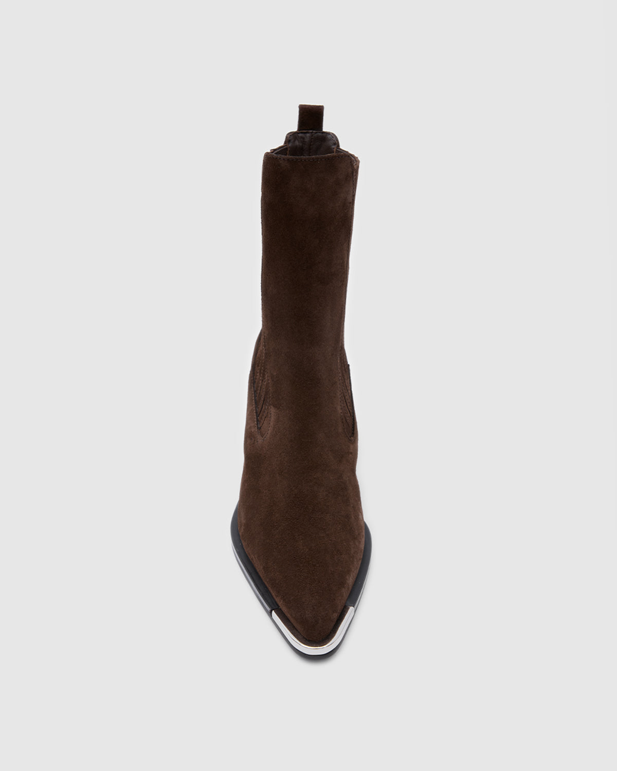 Siena Western High Bitter Brown Suede