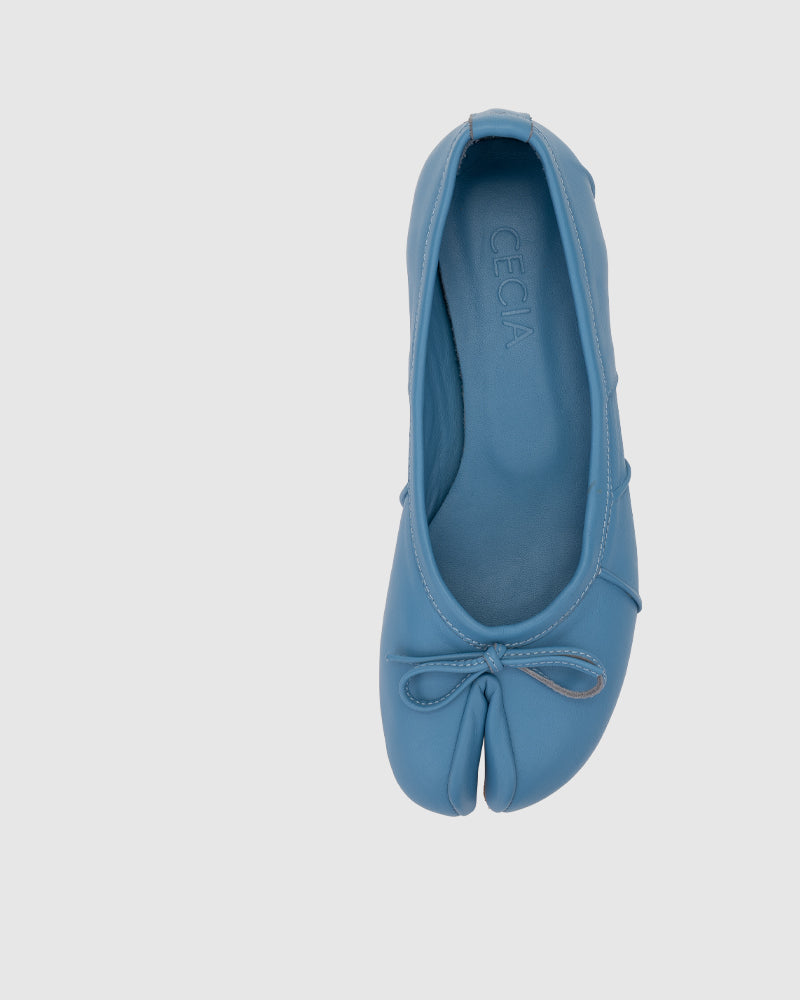Tabi Ballet Flats Sky Blue