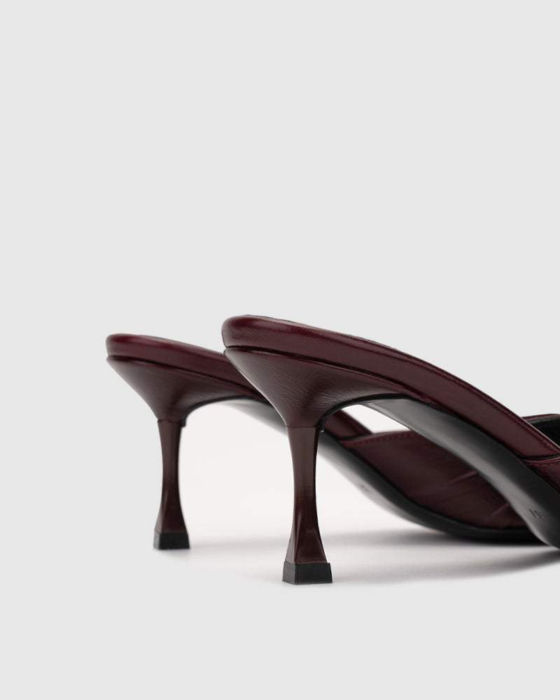 Mona Heels Burgundy