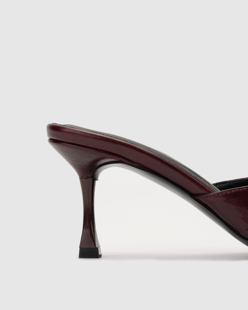 Mona Heels Burgundy