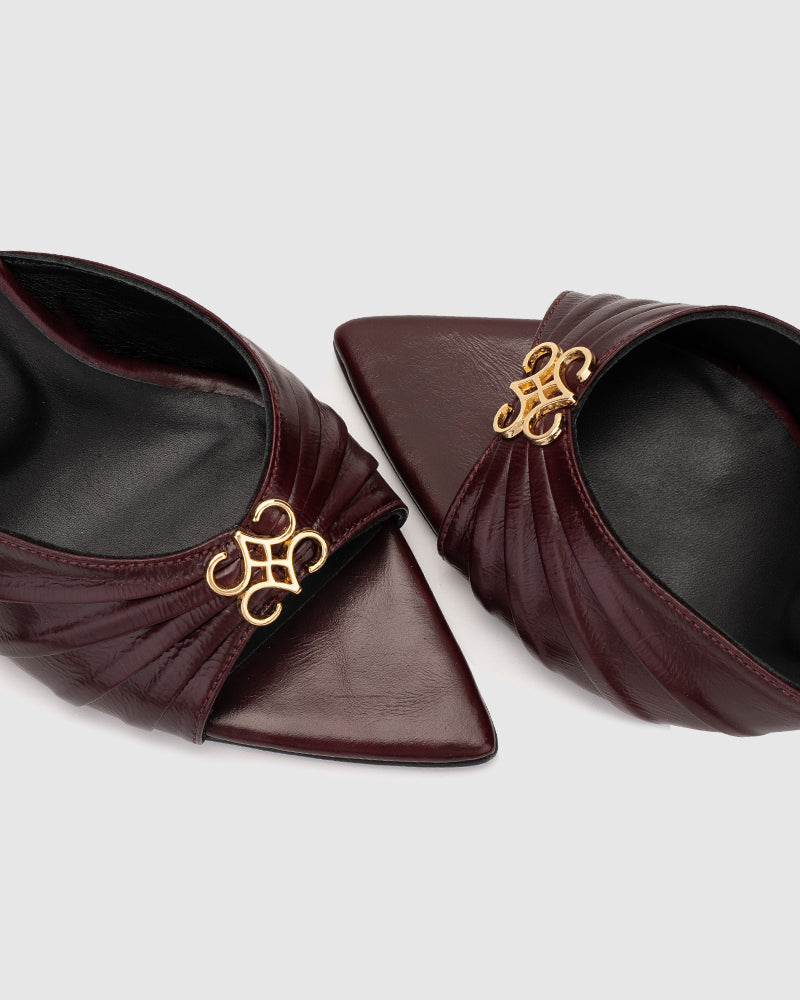 Mona Heels Burgundy
