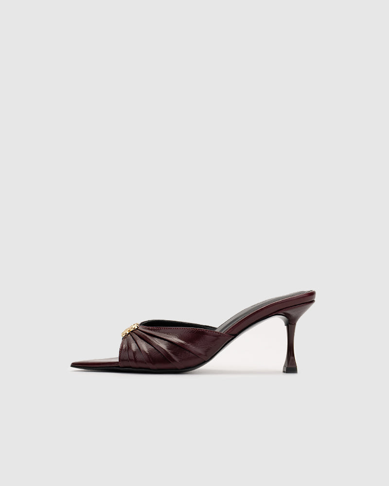 Mona Heels Burgundy