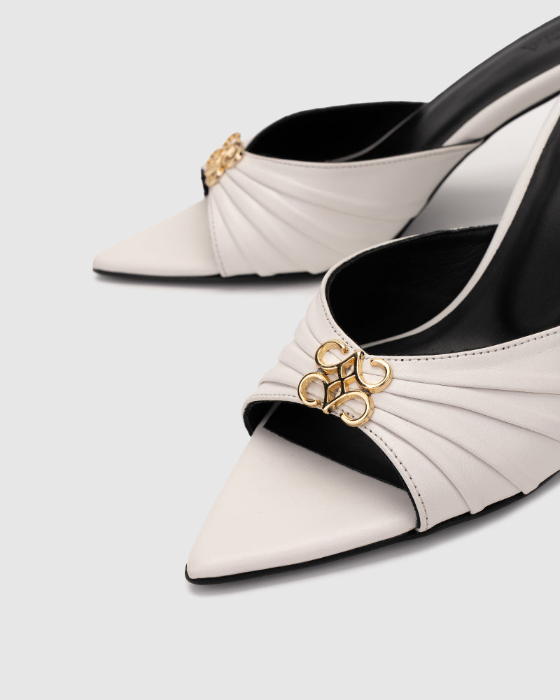 Mona Heels White