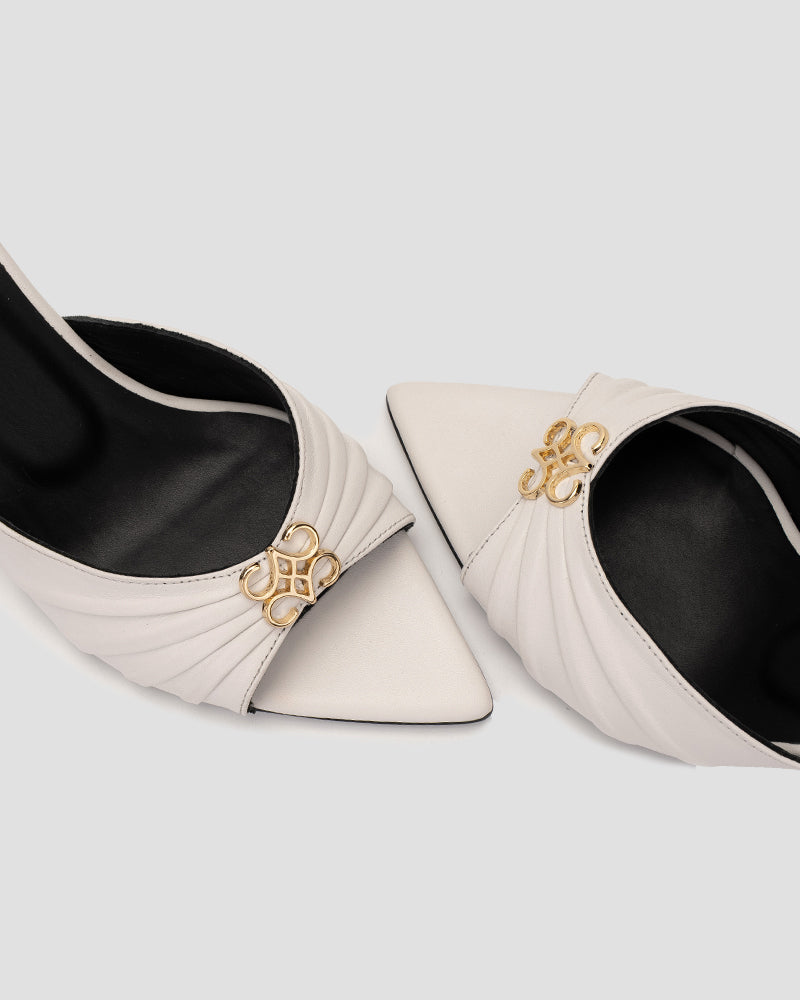 Mona Heels White