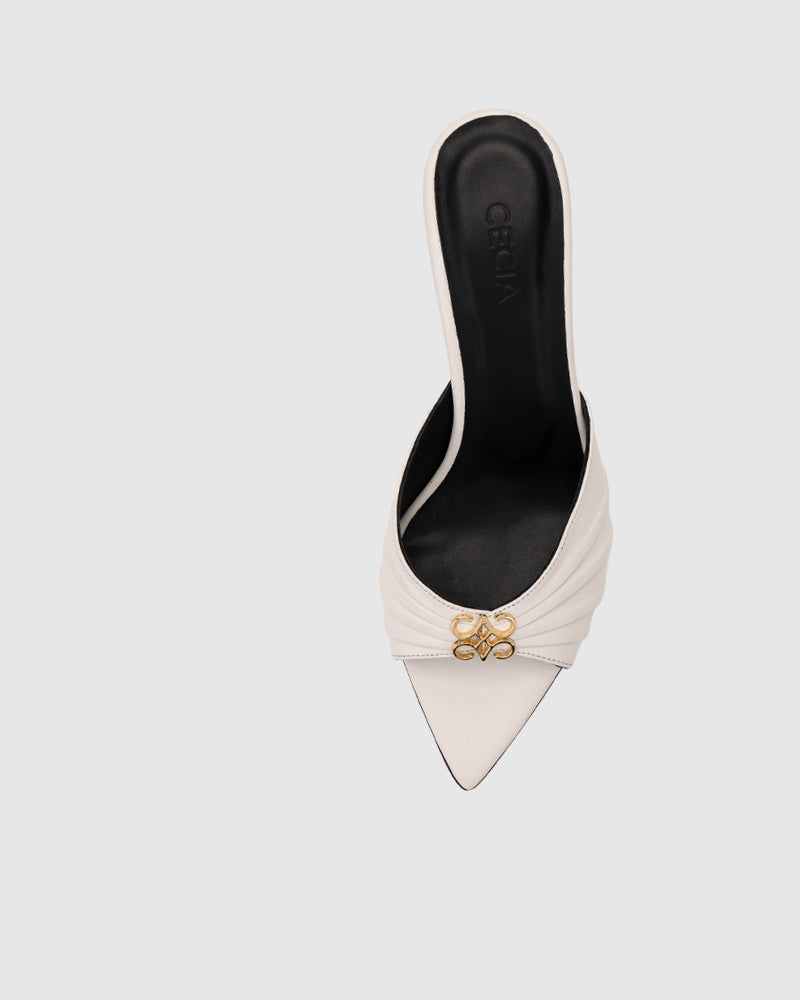 Mona Heels White