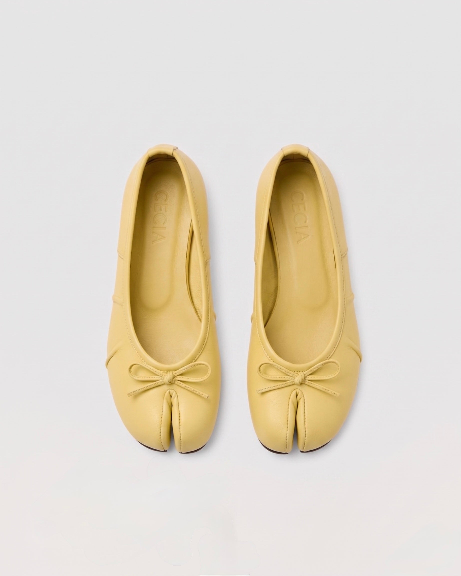 Tabi Ballet Flats Butter Yellow