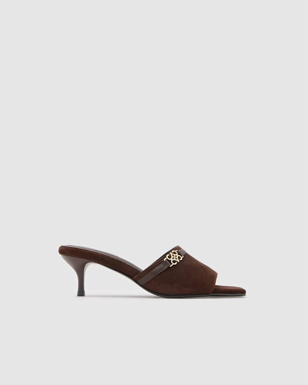 Isla Kitten Heels Bitter Brown Suede